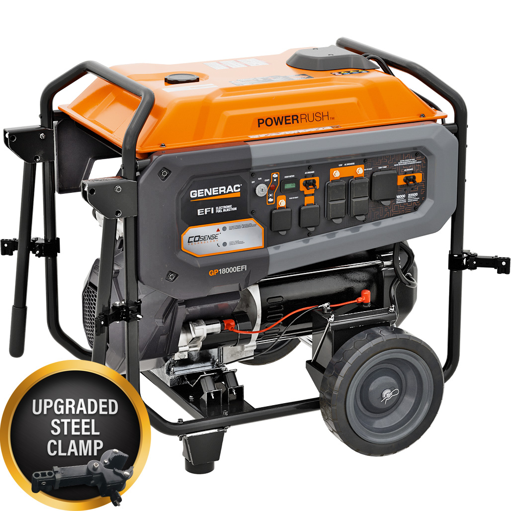 GenTent XL Universal on Generac GP17500E